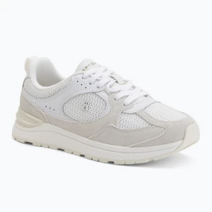 Buty damskie Tommy Hilfiger Mix Material Runner white/ecru