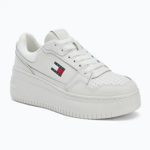 Buty damskie Tommy Jeans Retro Basket Flatform ecru