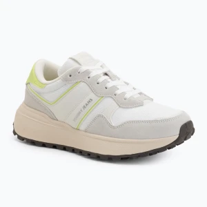 Buty damskie Tommy Jeans Sporty Runner lime essence/ivory