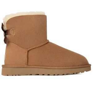 Buty damskie UGG W Mini Bailey Bow II 1016501-CHE - brązowe