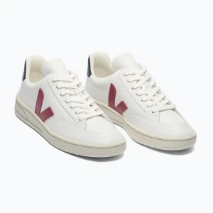 Buty damskie VEJA V-12 Leather white/marsala/nautico