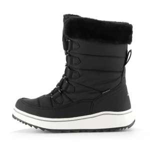 Buty damskie zimowe ocieplane Grefa czarne Alpine Pro