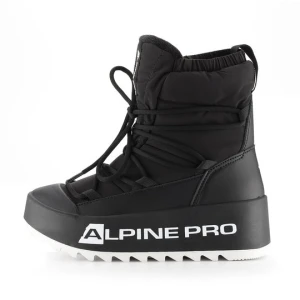 Buty damskie zimowe ocieplane Priba czarne Alpine Pro