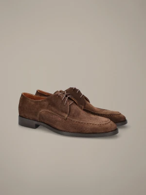 Buty Derby Bovino Brązowe Lancerto