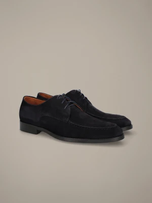 Buty Derby Bovino Granatowe Lancerto