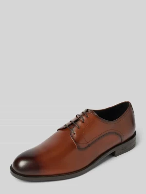 Buty derby skórzane z detalami z logo model ‘Tayil’ Boss