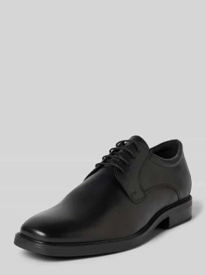 Buty derby skórzane z fakturowaną podeszwą model ‘BRANDOLF’ Geox