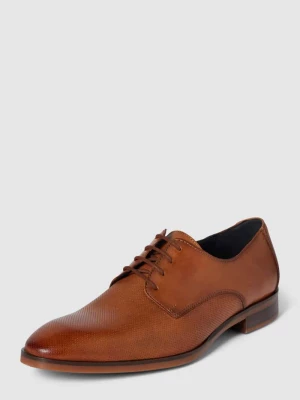 Buty derby skórzane z fakturowanym wzorem model ‘OHIO’ Lloyd
