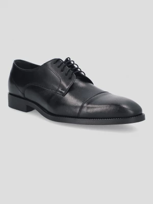 Buty Derby Trapani Czarne Lancerto