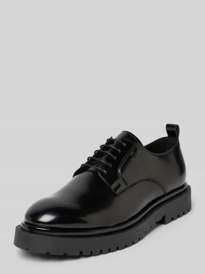 Buty derby z wytłoczonym logo model ‘SHINY RUSSELL’ Antony Morato