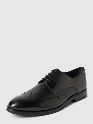 Buty derby ze skóry bawolej z wytłoczonym logo JOOP! SHOES