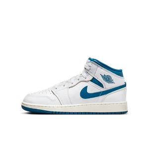 Buty dla dużych dzieci Air Jordan 1 Mid SE - Biel