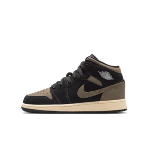Buty dla dużych dzieci Air Jordan 1 Mid SE - Czerń