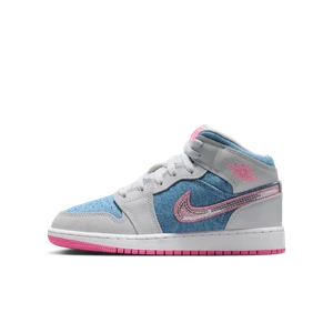Buty dla dużych dzieci Air Jordan 1 Mid SE - Niebieski