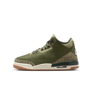Zdjęcie produktu Buty dla dużych dzieci Air Jordan 3 Retro „Medium Olive” - Zieleń