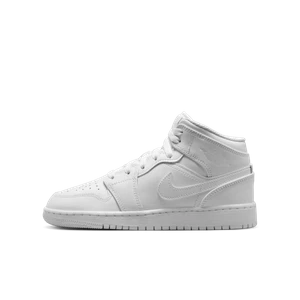 Buty dla dużych dzieci Jordan 1 Mid - Biel