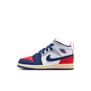 Buty dla małych dzieci Jordan 1 Mid - Biel