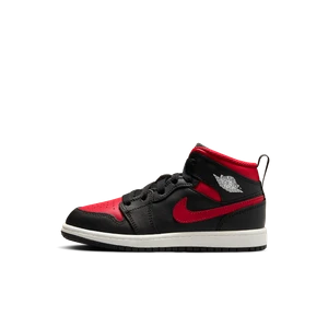 Buty dla małych dzieci Jordan 1 Mid - Czerń