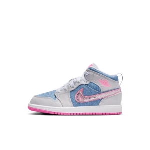 Buty dla małych dzieci Jordan 1 Mid SE - Niebieski