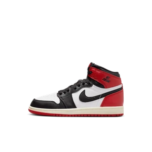 Buty dla małych dzieci Jordan 1 Retro High OG „Black Toe” - Biel