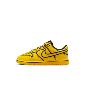 Buty dla małych dzieci z kolekcji Nike Dunk Low x LEGO® - Żółty