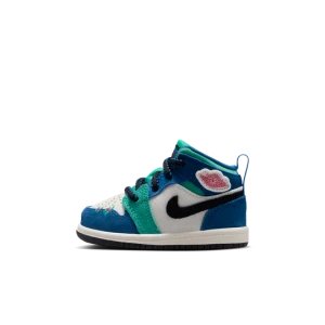 Buty dla niemowląt i maluchów Jordan 1 Mid SE - Biel