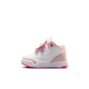 Buty dla niemowląt i maluchów Jordan 3 Retro - Różowy