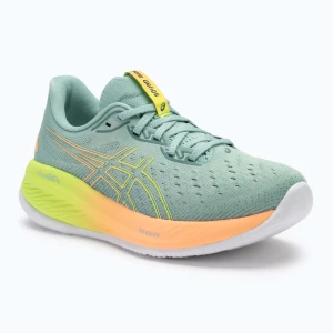 Buty do biegania damskie ASICS Gel-Cumulus 26 Paris light celadon / safety yellow Zielony