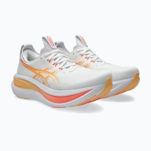 Buty do biegania damskie ASICS Gel-Nimbus 28 white / sun coral