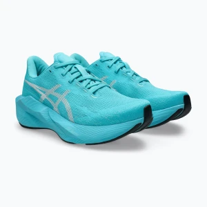 Buty do biegania damskie ASICS Novablast 6 energy aqua/white Niebieski