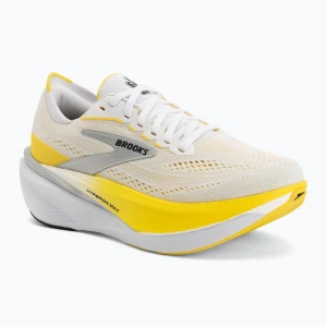 Buty do biegania damskie Brooks Hyperion Max 4 white / cyber yellow / black