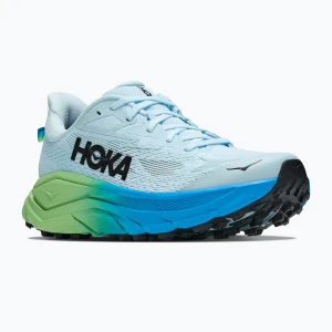 Buty do biegania damskie HOKA Challenger 8 glimmering blue / tart apple
