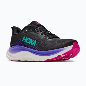 Buty do biegania damskie Hoka Clifton 11 black / neon nebula
