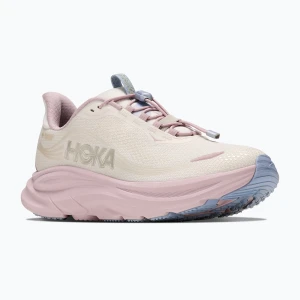 Buty do biegania damskie HOKA Clifton 11 GTX GLM alabaster / pink opal Beżowy