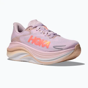 Buty do biegania damskie HOKA Skyward X 2 lilac cream / tangerine glow Fioletowy