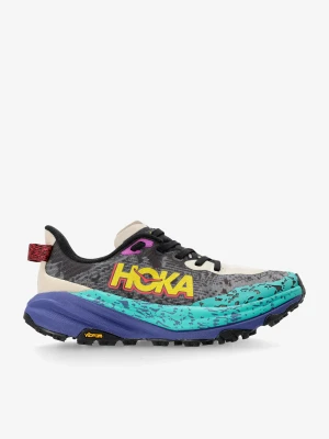 Buty do biegania damskie Hoka Speedgoat 6 - oatmeal/mountain iris