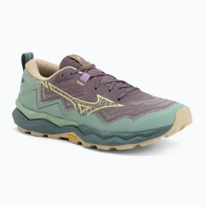 Buty do biegania damskie Mizuno Wave Daichi 9 granite green/fortune yellow