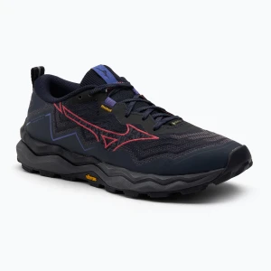 Buty do biegania damskie Mizuno Wave Daichi 9 GTX bay / citadel / hint of mint Granatowy