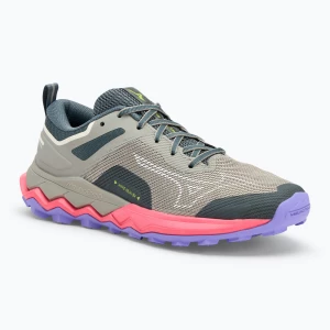 Buty do biegania damskie Mizuno Wave Ibuki 4 gray/ hi vis pink/ purple punch