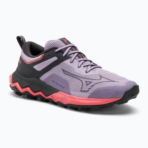 Buty do biegania damskie Mizuno Wave Ibuki 4 pastel lilac/black oyster/sun kissed coral