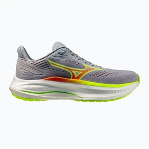 Buty do biegania damskie Mizuno Wave Inspire 22 cloudscape / desert flower / lime pulp Biały