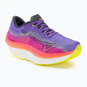 Buty do biegania damskie Mizuno Wave Rebellion Pro highvpink/ombre blue/purple punch