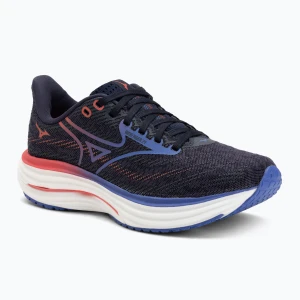 Buty do biegania damskie Mizuno Wave Rider 29 odyssey gray/iris bloom/calypsocoral Granatowy