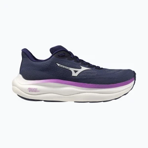 Buty do biegania damskie Mizuno Wave Sky 9 rhodonite / white / dahlia Granatowy