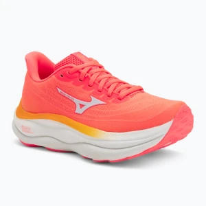 Buty do biegania damskie Mizuno Wave Sky 9 striking coral/baseball white/citrus Pomarańczowy