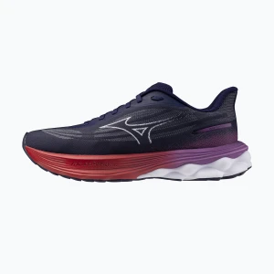 Buty do biegania damskie Mizuno Wave Skyrise 7 rhodonite / white / tomato puree Czarny