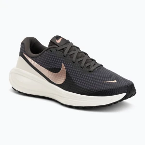 Buty do biegania damskie Nike Revolution 8 medium ash/black-sail/metallic red bronze Brązowy