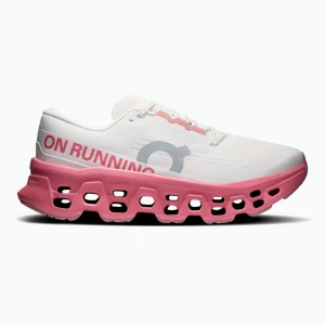 Buty do biegania damskie On Cloudmonster 3 ivory / camellia Beżowy