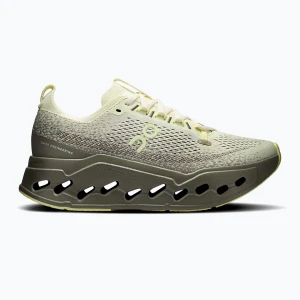 Buty do biegania damskie On Cloudsurfer Max Wide seedling / olive Zielony