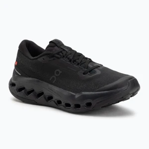 Buty do biegania damskie On Cloudsurfer Trail 2 Waterproof black/black